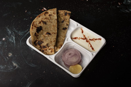 Aloo Paratha (200 G) Curd (100 G)