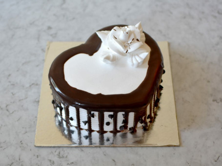 Heart Shape Choclate Chips Cake(Eggless)