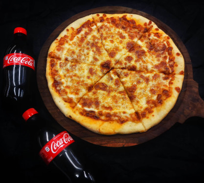 10 Punjabi Margharita Pizza 2 Coke (250Ml)