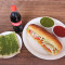 Veg. Aloo Tikki Hotdog With Butter Chutney Slice And Coke [250 Ml]
