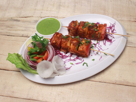 Tandoori Sate Paneer With Bell Pepper