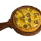 Golden Corn Paneer Und Jalapeno-Pizza