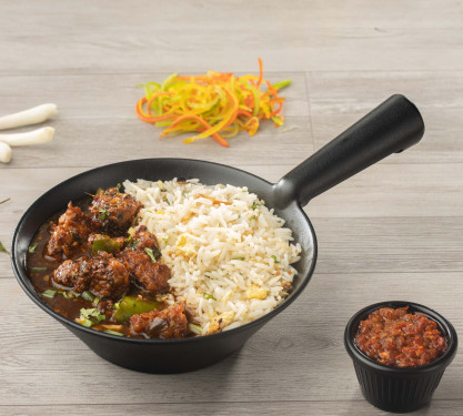 Veg Manchurian Bowl Rice