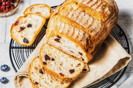 Blueberry Cranberry (Sourdough) Bread 100% Whole Wheat