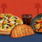 1 Mittelgroße Pizza (10 Pizzen Aus Allen Kategorien), 1 Stück Knoblauchbrot, 1 Pasta, 1 Getränk