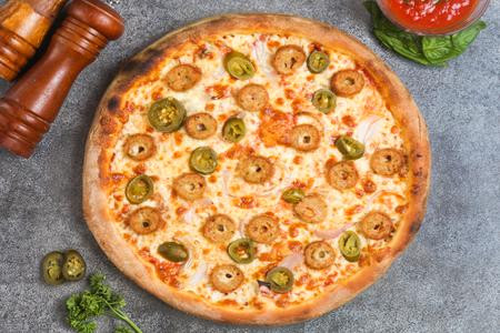 12 Chicken Kabab Pizza (Large) (Serves (2 3)