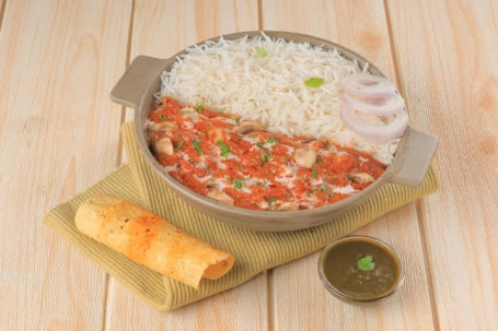 Mushroom Makhanwala Rice Bowl (500 Gm)