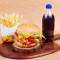 Chees Burger French Fryes Pepsi 250Ml