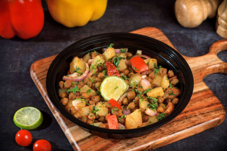 Desi Chana Aloo Salad