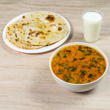 Dal Tadka 2 Butter Roti 1 Butter Milk