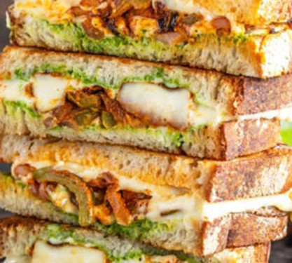 Smoked Paneer Tikka Sandwich