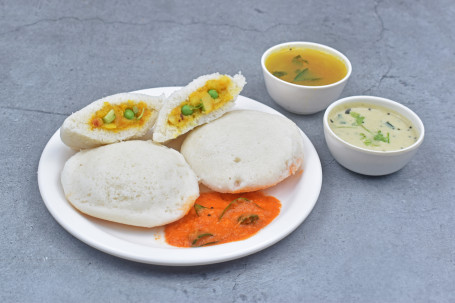 Masala Stuffed Idli (3 Pcs)