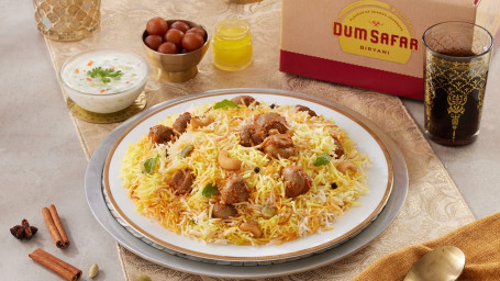 Overload Mushroom Tikka Dum Biryani (Serves 1)