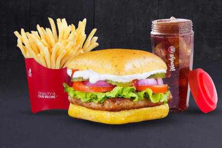 Neue Klassische Chicken-Burger-Kombination (M)