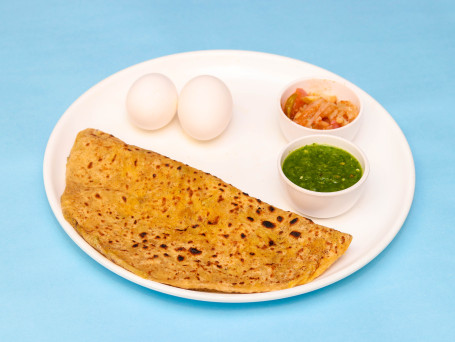 Egg Paratha (Desi Ghee)