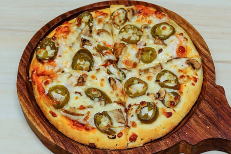 Jalapenos And Mushroom Pizza