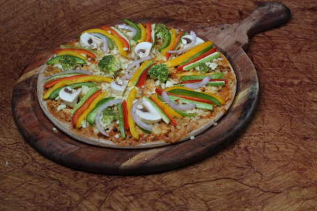 Geladene Vegetarische Pizza