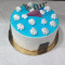 Eggless Blueberry Cake (500 Gms) With Knife And 2 Candels