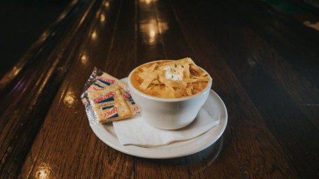 Cheesy Chicken Tortilla Cup Of Soup