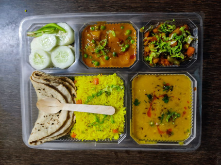 Thali Express Veg Silver Favourites Thali