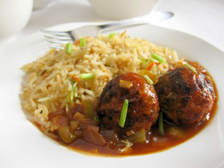 Veg Manchurian Rice Box