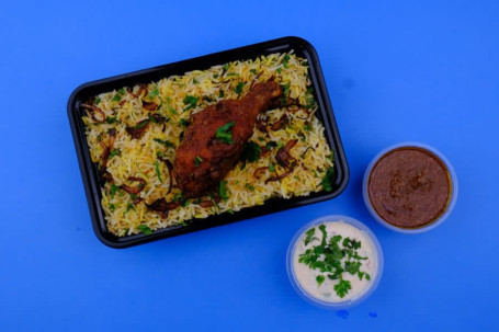 Noorani Tangadi Chicken Awadhi Biryani [Raita 2 Free Gulab Jamun]