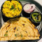 Paneer Bhurji With Lachha Paratha