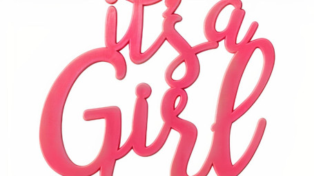 It 'S A Girl Cake Topper (Nonedible)