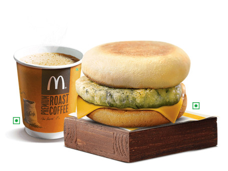 Veg Mcmuffin With Beverage