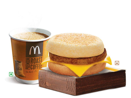 Sausage Mcmuffin With Beverage