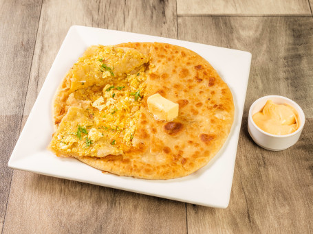 2 Paneer Paratha Butter