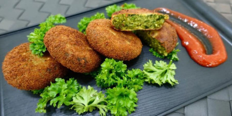 Hara Bhara Kabab 8 Pc (Vegan)