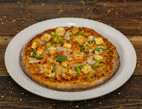 Regular (4 Slice) Tandoori Paneer Pizza (Spicy)