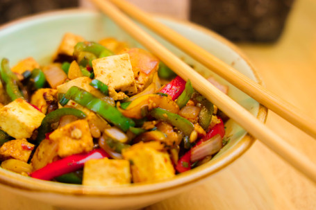 Fried Tofu And Cucumber