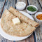 2 Desi Ghee Gobi Parantha Chutney Pickle Butter Curd [200 Gram]