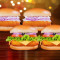 2 Knusprige Hähnchen-Burger 2 Bbq-Hähnchen-Burger