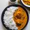 Egg Curry With Jeera Rice Thali