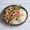Brown Rice Served With Rajma Masala Sauteed Veggies