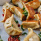 Schezwan Chicken Pan Fried Dumplings Dumplings [8 Pieces]