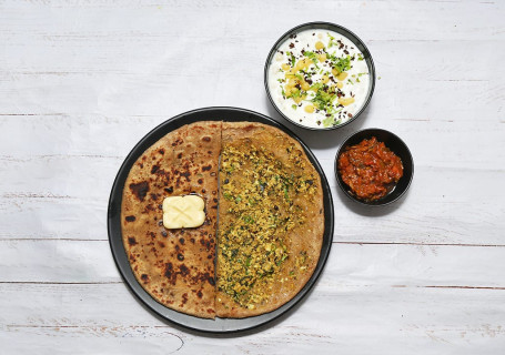 Paneer Paratha Tawa Paratha