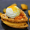 Mango Mania Cream Waffle (Half)