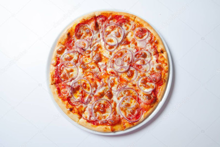 Schezwan Tomato Onion Pizza