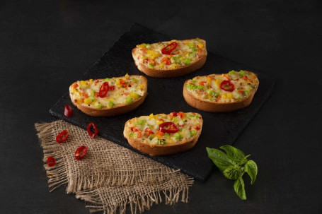 Cheese Chilly Garlic Toast 4 Pcs