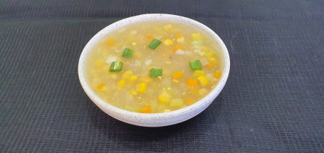 Veg Sweet Corn And Spring Onion Soup