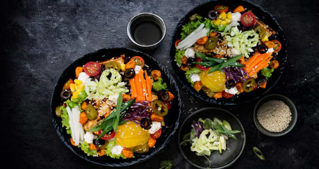 Teriyaki Glazed Tofu Salad