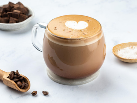 Hot-Sea Salt Mocha Latte