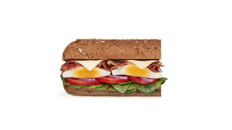 Bbq Bacon And Egg Subway Six Inch Reg; Frühstück