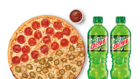 Slices-N-Stix Jalapeño Meal Deal With Mountain Dew