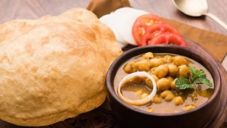 Bhature Aalu Sabjitwo Piece Bhature Plus Aalu Sabji Plus Raita Plus Salad