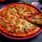 Cheese Capsicum Onion Mushroom Pizza